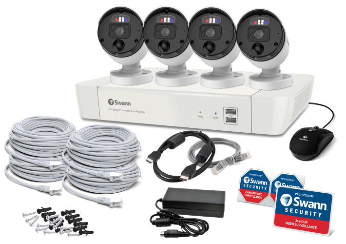 Swann 4K Ultra HD NVR System (Kit 4 caméras)